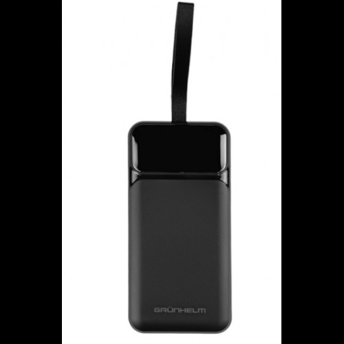 Power Bank GRUNHELM GP-40BQC портативная батарея 40000 mAh быстрая зарядка 22.5W Черный