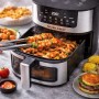 Аерогриль Silver Crest SC-8855S 8 л 4200 Вт сенсорне керування Hot Air Technology фритюрниця без олії
