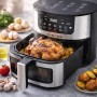 Аерогриль Silver Crest SC-8855S 8 л 4200 Вт сенсорне керування Hot Air Technology фритюрниця без олії
