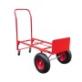 Візок складаний вантажний двоколісний трансформер 2-в-1, ручний і платформний, вантажність до 150 кг