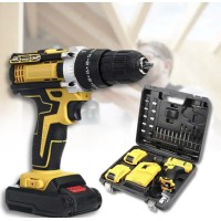 Шурупокрут акумуляторний Жовтий два акумулятори (24V/5A)