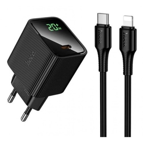 Зарядное устройство от сети HOCO CS82A PD20W 1xType-C + кабель Type-C to Lightning