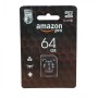 Карта памяти microSD AMAZON Pro 64GB class 10 с карманом