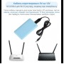 Кабель для роутера от повербанка с преобразователем на 9V, DC 2.1x5.5mm, USB 5V-->9V, 1м