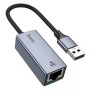 Сетевой адаптер HOCO UA37 USB Ethernet Adapter (1000 Mbps)