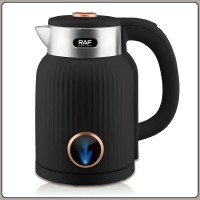Электрический чайник 1.5 л с автоматическим отключением и поворотной базой 360° RAF R.7984 1500W Черный