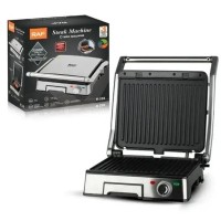 Електричний контактний гриль RAF R.238 з антипригарним покриттям 2200W Grey