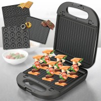 Сендвіч-мейкер з 3 змінними формами та антипригарним покриттям RAF R.2221 1400W