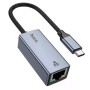 Сетевой адаптер HOCO UA37 Type-C Ethernet Adapter (1000 Mbps)