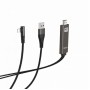 Кабель-адаптер HOCO UA14 USB - Lightning - HDMI, 2 м, 1080P HD