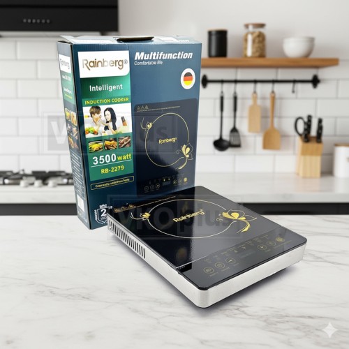 Індукційна плита на 1 конфорку Rainberg RB-2279 3500 Вт портативна одна конфорка