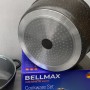 Набор кухонной посуды Bellmax BM-120 Черный из литого алюминия с гранитным покрытием, 9 предметов
