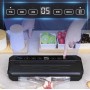 Вакуумний пакувальник Food Vacuum Sealer 65 кПа з різаком і пакетами, чорний