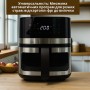 Аерофритюрниця Crownberg CB-5552 5,5 л 2000 Вт сенсорна мультипіч без олії