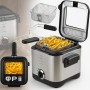 Фритюрниця Crownberg CB-5542 1,5 л 1200 Вт з терморегулятором і антипригарною чашею