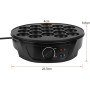 Електрична такоячниця RAF Takoyaki Maker для приготування пончиків, кейсів-попсів і м'ясних кульок (18 комірок) антипригарна