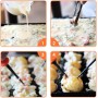 Електрична такоячниця RAF Takoyaki Maker для приготування пончиків, кейсів-попсів і м'ясних кульок (18 комірок) антипригарна