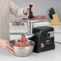 Мясорубка электрическая RAF R3362 1000 Вт мощная с реверсом 3 решетки насадка для колбас кеббе защита от перегрузки производительн