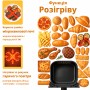 Аерофритюрниця Zepline ZP-00343 на 13 л, 4200 Вт, з 12 програмами, LED-дисплеєм та знімним кошиком
