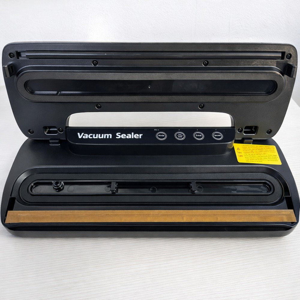 Вакууматор побутовий для харчових продуктів Vacuum Sealer LY-1122 110 W 60 кПа вакуумний пакувальник автоматичний