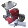 М'ясорубка електрична Rainberg RB-2270, 3800 Вт, червона, 3 в 1, із соковичавницею й овочерізкою