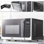 Мікрохвильовка 850W на 25 літрів у корпусі з неіржавкої сталі RAF R.8011