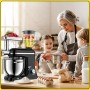 Кухонний комбайн з м'ясорубкою та блендером на 6 швидкостей RAF R.6609B 1500W