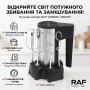 Ручний міксер для кухні на підставці RAF R.6629A 800 Вт Кухонний електричний міксер