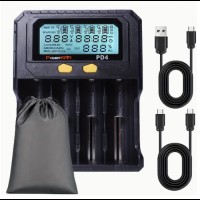 Универсальное зарядное устройство PowerKan PD4 4 канала с экраном под 18650