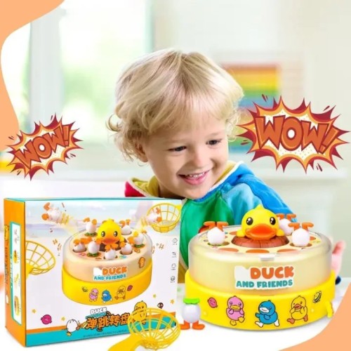 Музична карусель Піймай качку з каченятами, що вистрибують, і 2 ачками B.Duck and Friends
