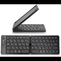 Клавиатура беспроводная bluetooth HB-028, раскладная, 67 клавиш, (Eng/Pyc), 283x95x9 мм Чёрная