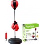 Детская боксерская груша на стойке с перчатками Punching Ball Set, набор для бокса с пружиной