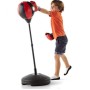 Детская боксерская груша на стойке с перчатками Punching Ball Set, набор для бокса с пружиной