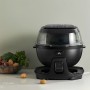 Smart-аерогриль Zepline ZP-140, аерофритюр 10 л, 4000 Вт, 18 програм, сенсорне керування, чорний Сірий