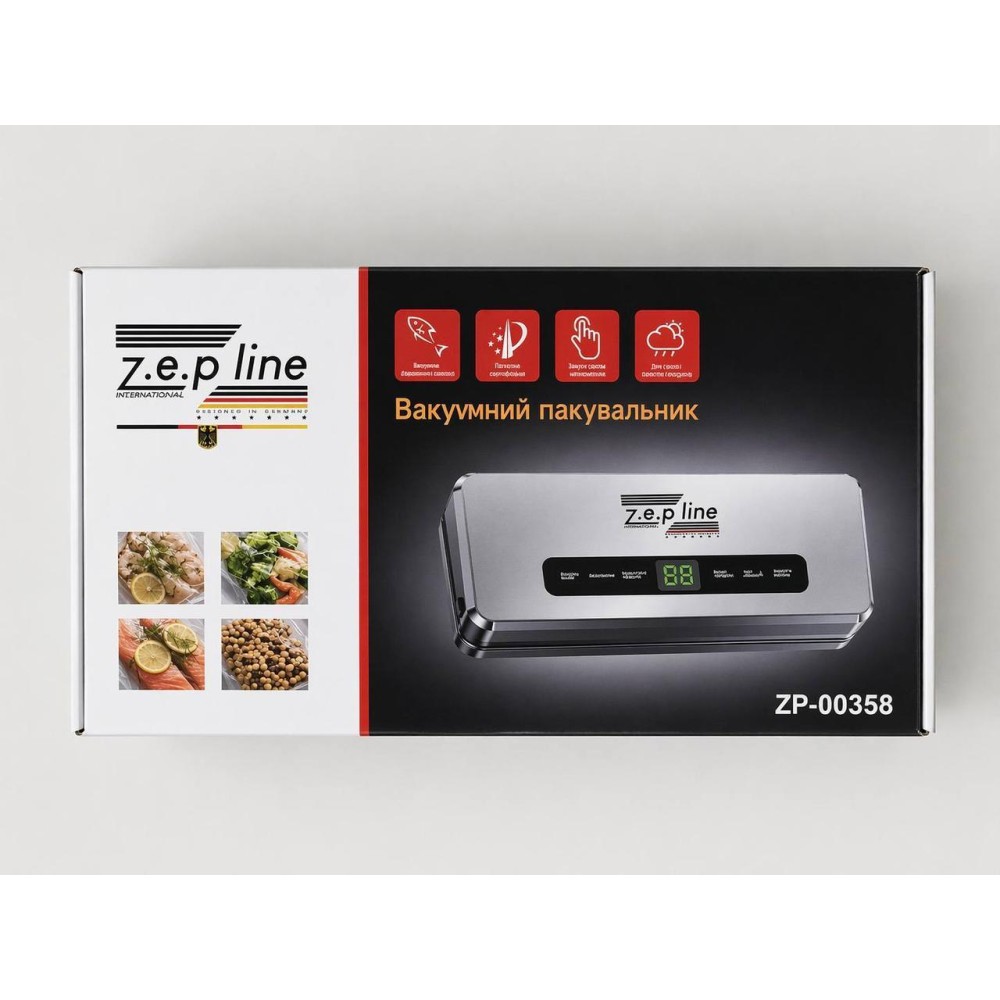 Кухонний вакууматор Zepline ZP-00358 200 Вт для сухих і вологих продуктів