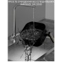 Фритюрниця електрична Crownberg CB-5550 аерогриль електричний для смаження без олії 2000 Вт мультипіч