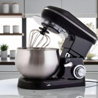 Тестомесильная машина Crownberg CB-3407 2600Вт Кухонный комбайн 5 л Планетарный тестомес-миксер Кухонный тесто
