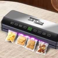 Вакуумный упаковщик для пищевых продуктов 200Вт Zepline ZP-00359 Бытовой автоматический вакууматор с LED дисплеем + 20 пакетов