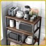 Кухонна полиця-стелаж 60х30х100 см 4 рівні з металевим каркасом XLB-L121G
