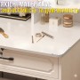 Туалетний столик з LED-дзеркалом і висувними шухлядами 80х40х137 см STL-MD 83