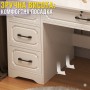 Туалетний столик з LED-дзеркалом і висувними шухлядами 80х40х137 см STL-MD 83