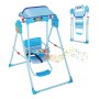 Дитяча гойдалка складна X623 Esonstyle блакитна, з навісом, музичними ефектами та підсвіткою, для дому та двору