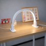 Настільна LED-лампа F-686 для салону краси 47×4.5×30 см. Лампа для манікюру та nail-майстрів. Від мережі 220V