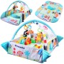 Ігровий килимок LEAN Toys 5в1 з кульками в подарунок / Розвивальний килимок для дітей X-647
