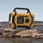 Переносний компресор ATJ-201 з акумулятором 8000 mAh, ліхтариком і набором насадок