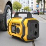 Переносний компресор ATJ-201 з акумулятором 8000 mAh, ліхтариком і набором насадок