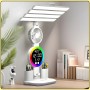 Настільна LED-лампа з 4 панелями, вентилятором і дисплеєм KRX-104