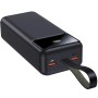 Повербанк KPG-402 40000 мА·год чорний із ліхтариком, 2 USB, microUSB та Type-C