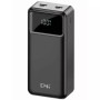 Повербанк KPG-402 40000 мА·год чорний із ліхтариком, 2 USB, microUSB та Type-C