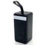 Портативний зарядний пристрій Power Bank з ліхтариком King Power PD-80 80000 mAh 3USB Type-C Lightning Чорний